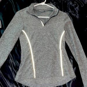 Grey Long sleeve athletic top